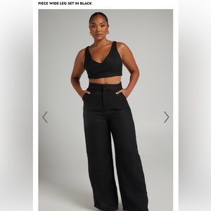Adelaide 2 piece set wide leg pant